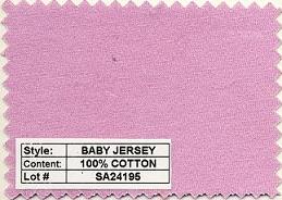 Baby Jersey 100% Cotton